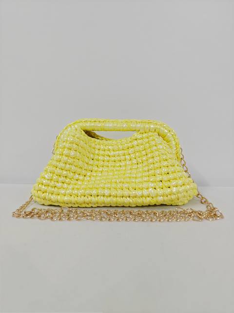 Yellow Gold Chain Pouch