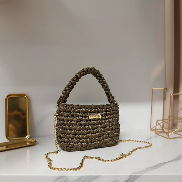 Satin Ribbon Evening Bag