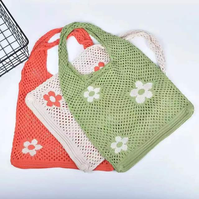 Mesh Flower Market Tote