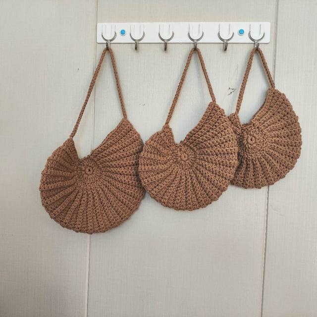 Nautilus Shell Tote Trio