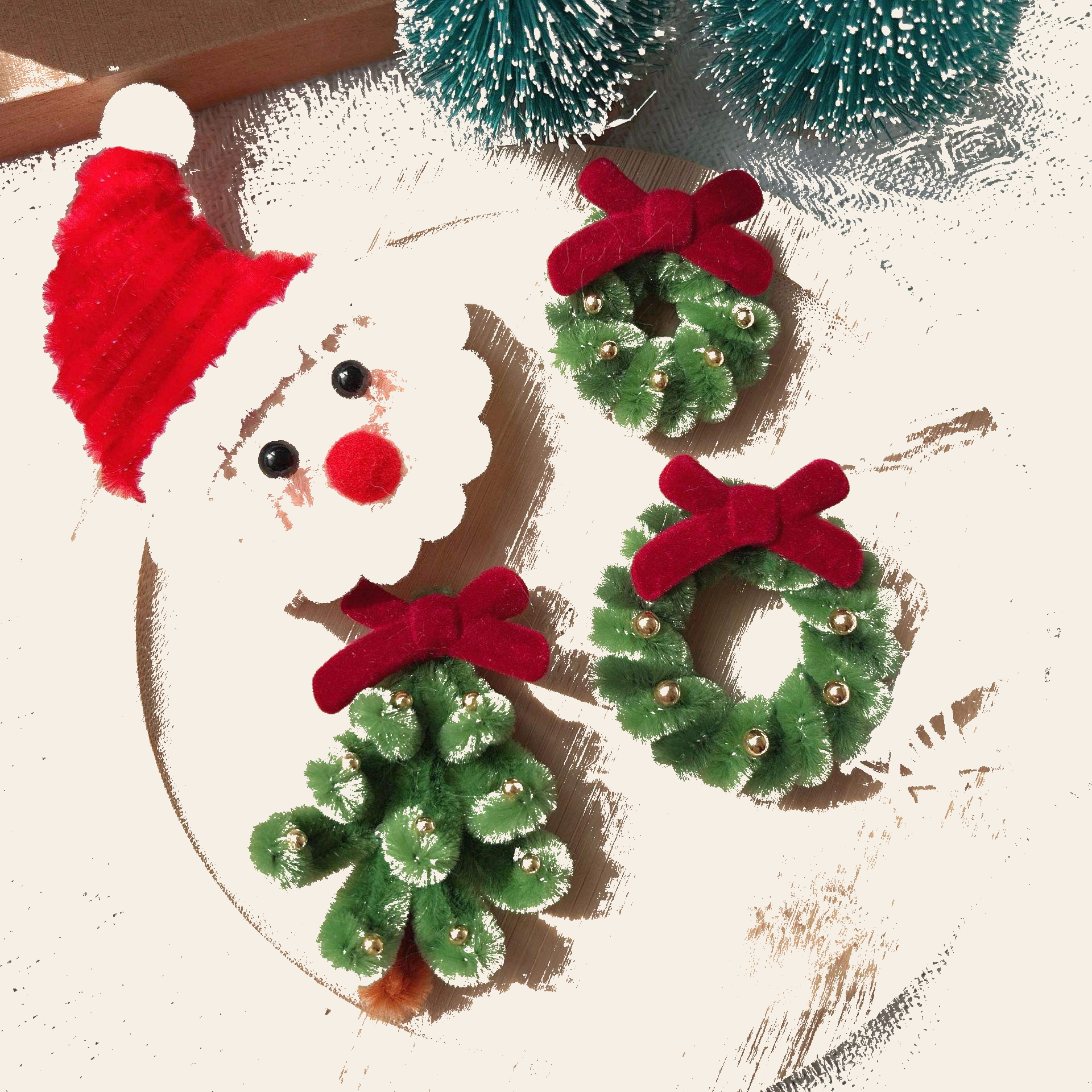 Artisan Chenille Christmas Set