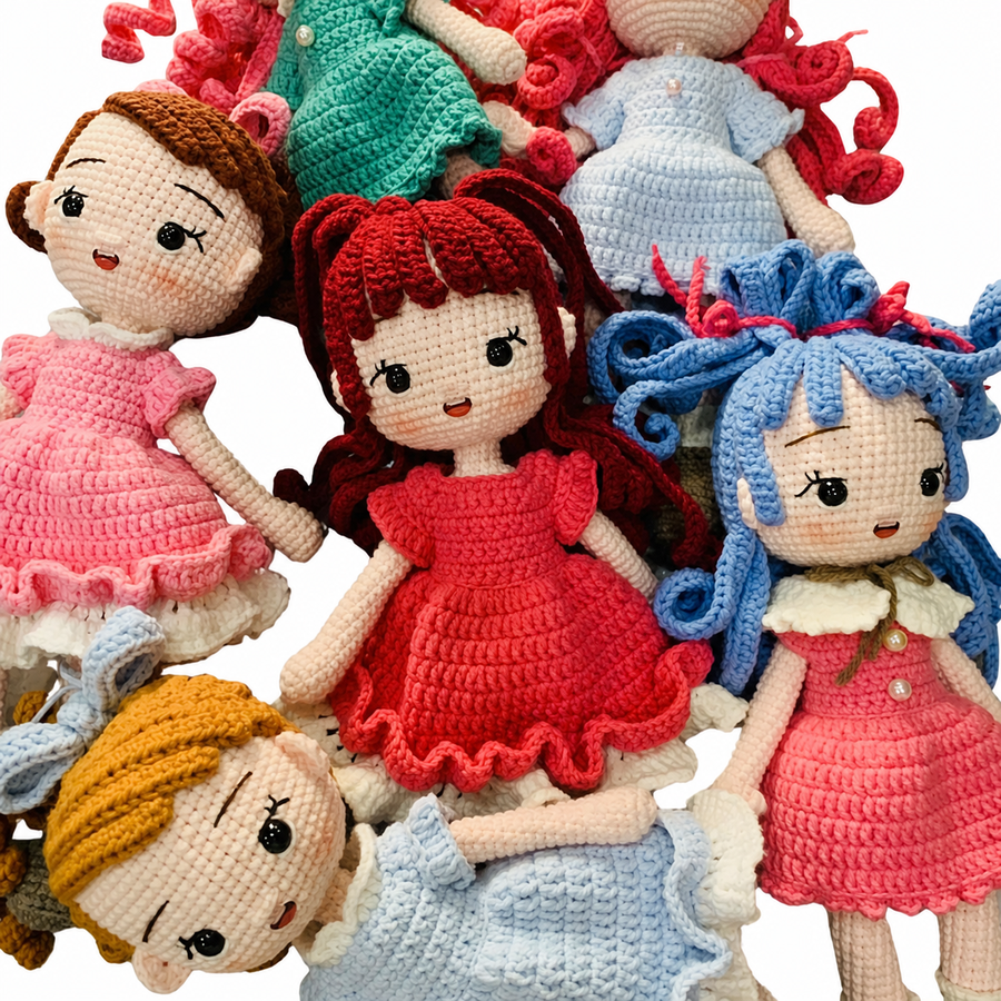 Cartoon Crochet Plush